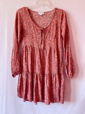 Ivy + Main Rose Pink Floral Cottage Dress 🤍🌿
